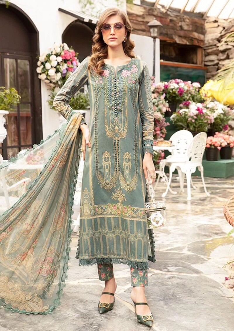 product Maria B M Prints Mm24-4 B Lawn Collection 24