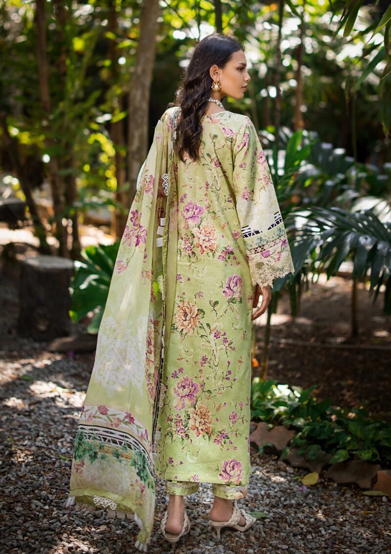 product Elaf Embroidered Lawn Esl-03b Clarisse 3 Piece Suit Cultural Outfit 2024