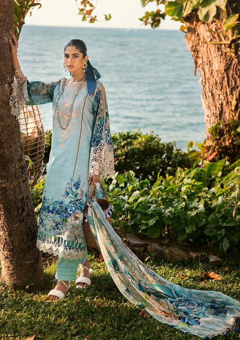 product Elaf Digital Printed Lawn Esl-07b Heaven S Mist 3 Piece Suit Cultural Outfit 2024