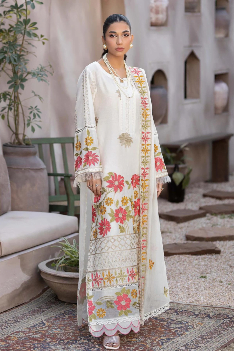 product Adan Libas Embroidered Lawn 5849 3 Piece Suit Cultural Outfit 2024