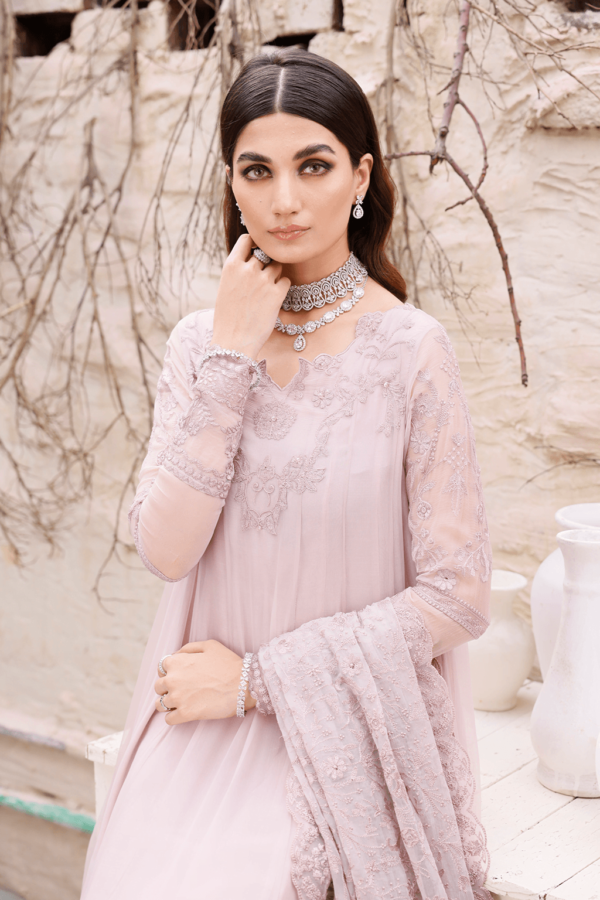 Iznik Ip-216 Embroidered Chiffon Ready To Wear