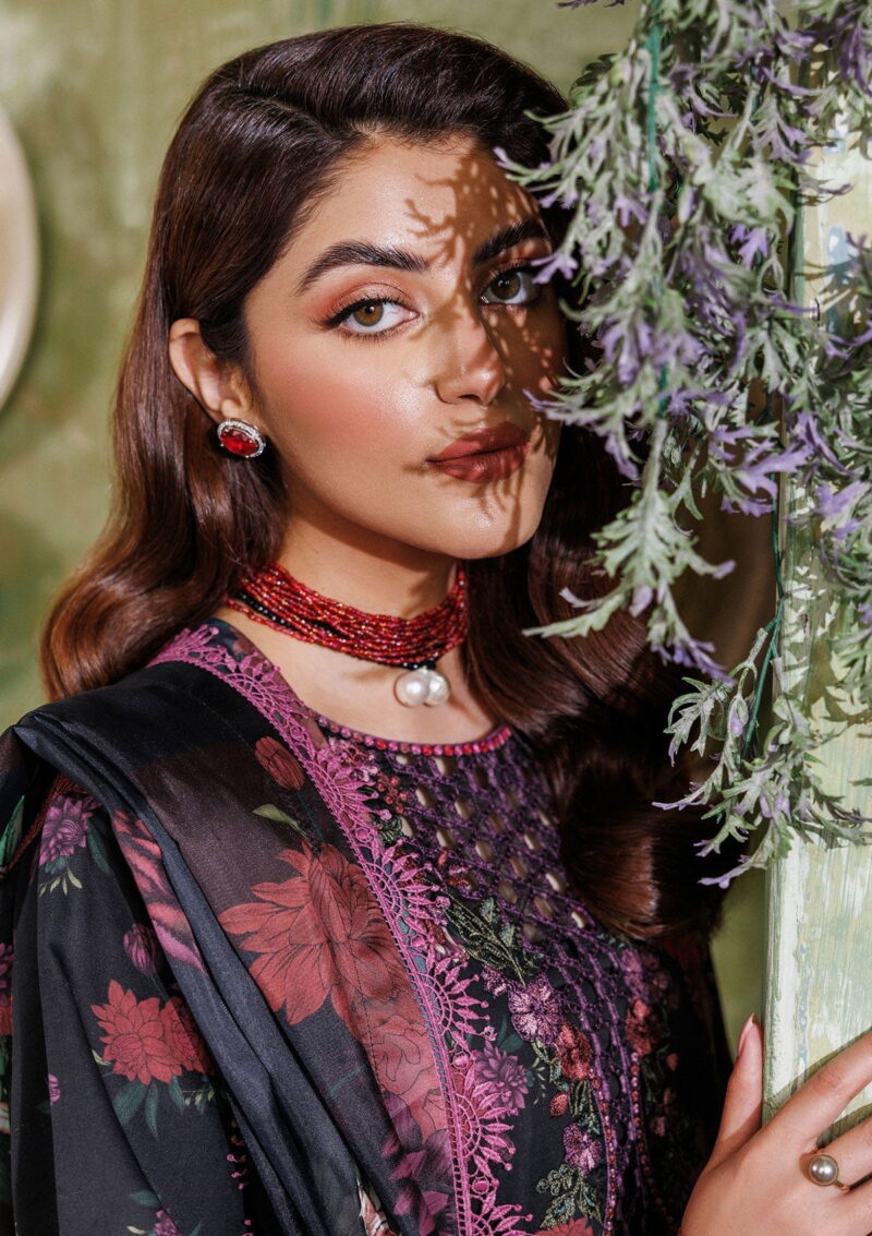 Alizeh Maahi Vol 2 Embroidered Printed AF 7012 Nuha Lawn Collection 24