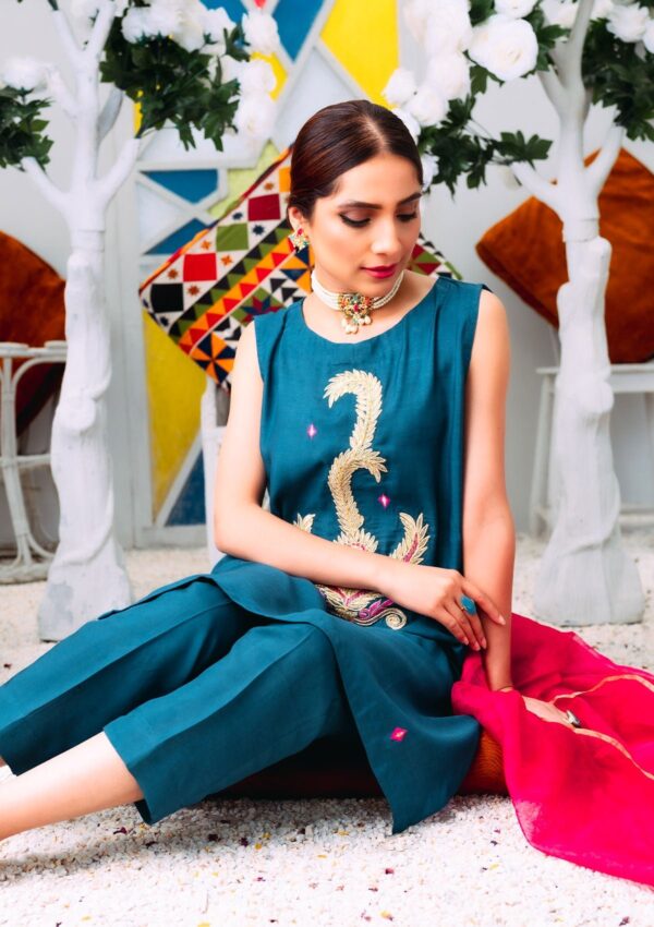 Psk Couture Bahar Blue Nile Pret Collection 24