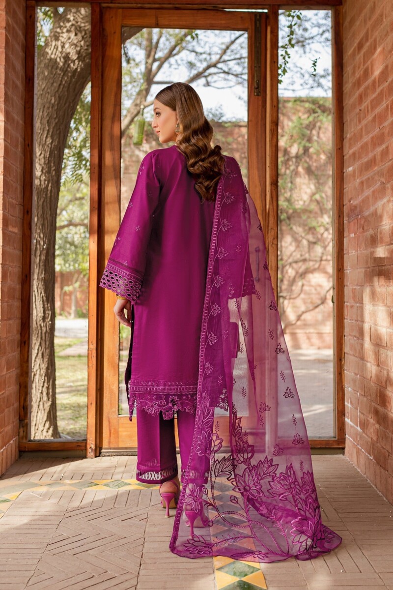 Farasha Viola Embroidered Lawn Ss 24