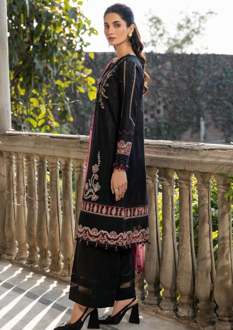 Farasha Bahaar Fbl24 07 Rose Garland Lawn Collection