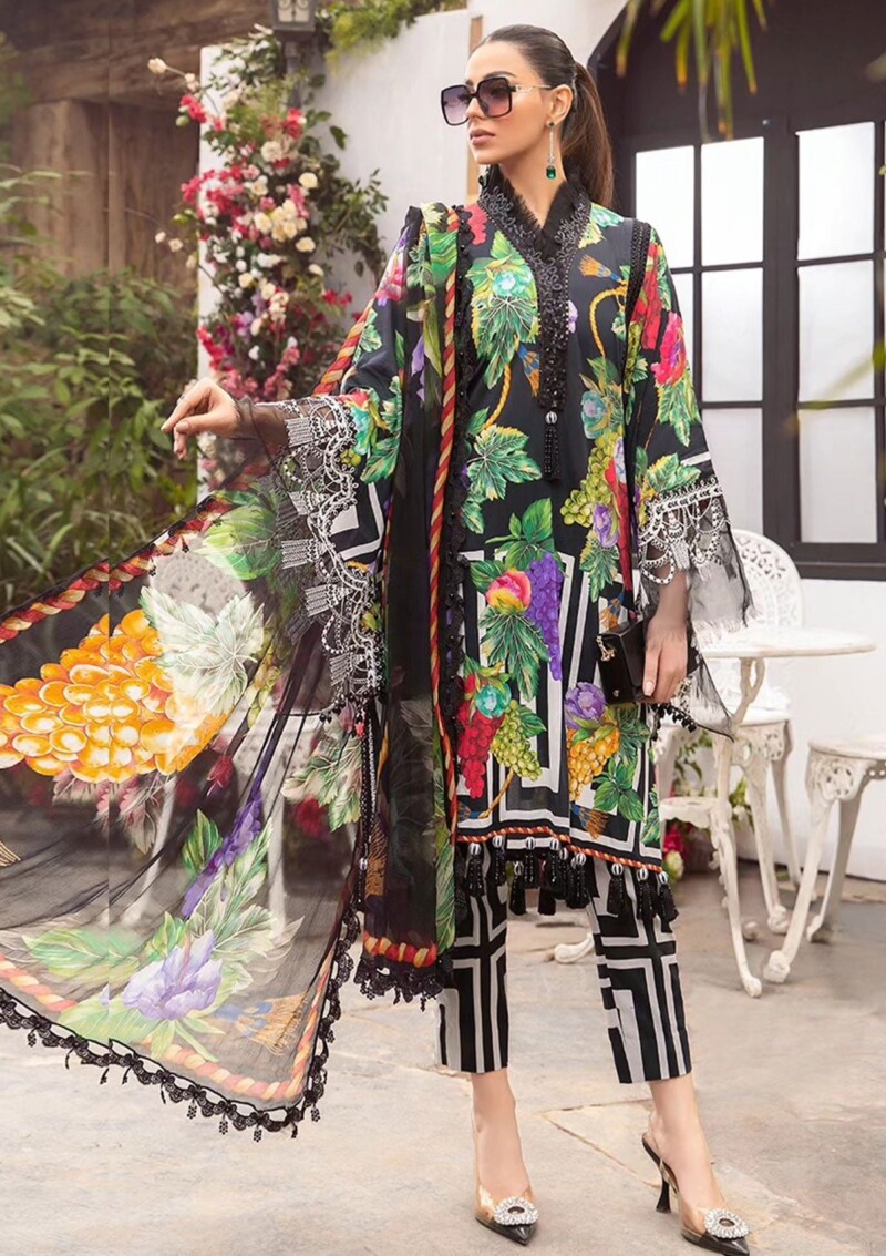 product Maria B M Prints Mm24-8 B Lawn Collection 24