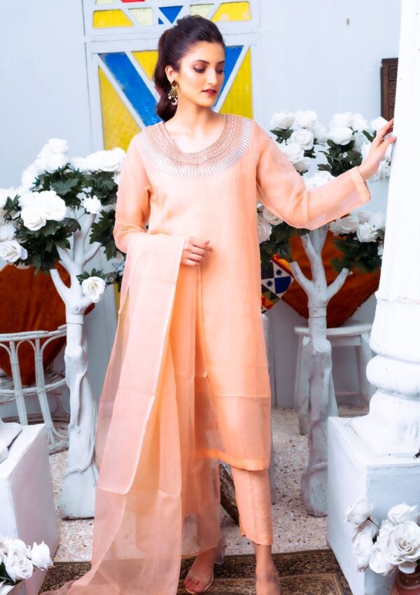 Psk Couture Bahar Peachy Puff Pret Collection 24