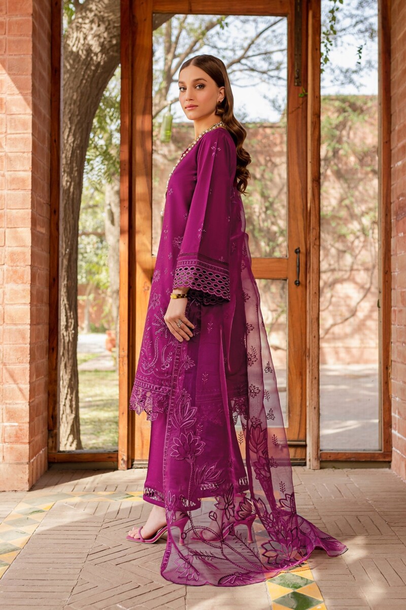 Farasha Viola Embroidered Lawn Ss 24