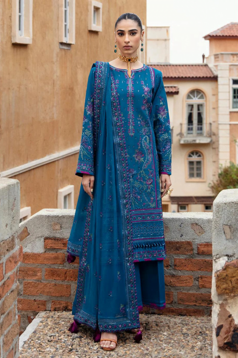 product Gulaal Embroidered Lawn Felicia 3 Piece Suit Cultural Outfit 2024