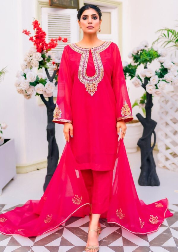 Psk Couture Qaus E Qaza Blissful Rose Pret Collection 24