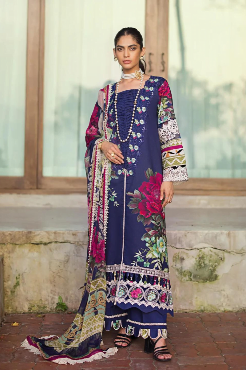 product Elaf Digital Printed Lawn Esl-08a Sinclair 3 Piece Suit Cultural Outfit 2024