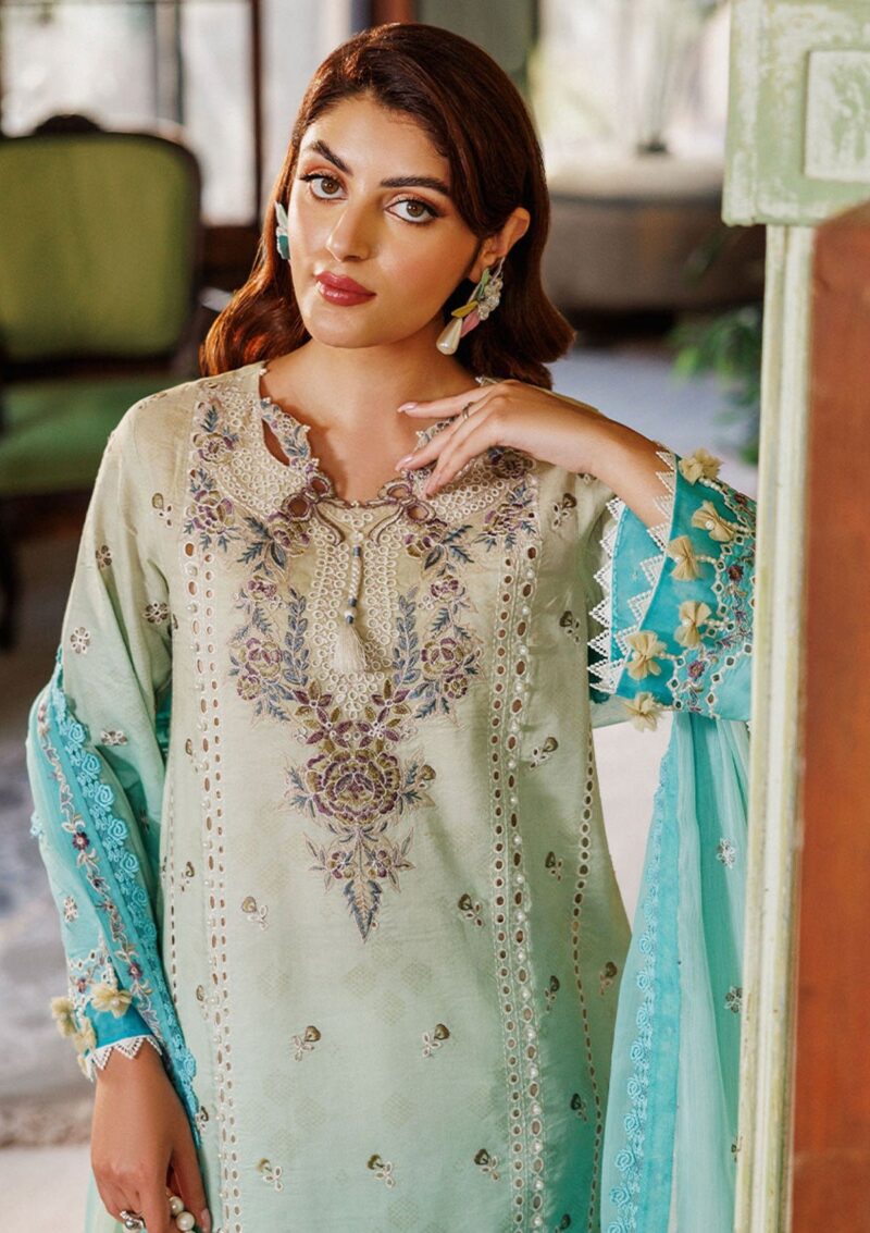 Alizeh Maahi Vol 2 Embroidered Printed AF 7016 Zari Lawn Collection 24