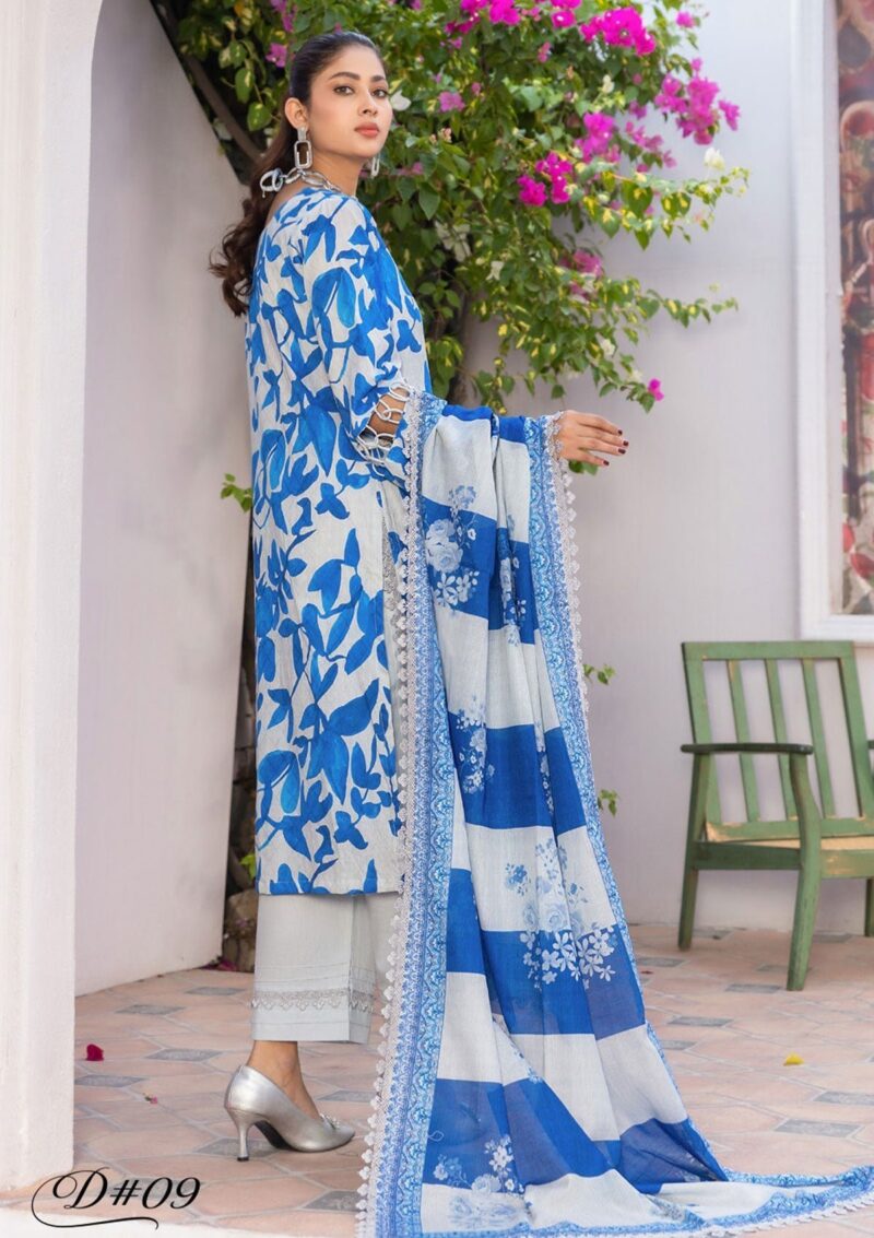 Humdum Rang E Noor Hrn 10 Lawn Collection