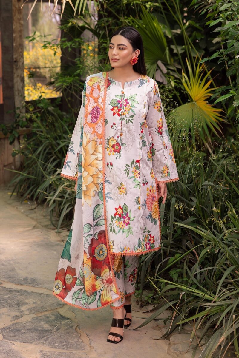 Alizeh Af-Pl-6022-Orchid Sheen Printed Lawn Collection 2024