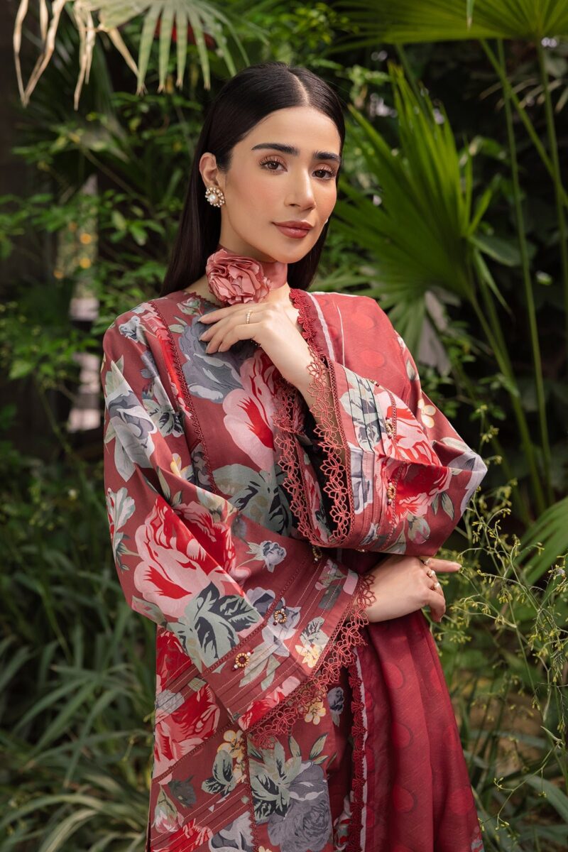 Alizeh Af-Pl-6017-Petunia Sheen Printed Lawn Collection 2024