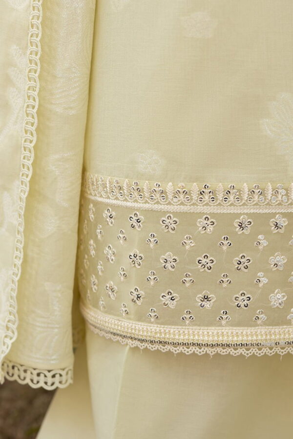 Cross Stitch Dainty Dove 3 Piece Embroidered Jacquard