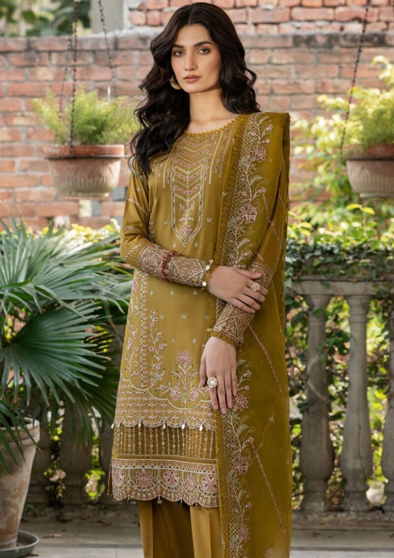 product Farasha Bahaar Fbl24-08 Summer Bloom Lawn Collection 24