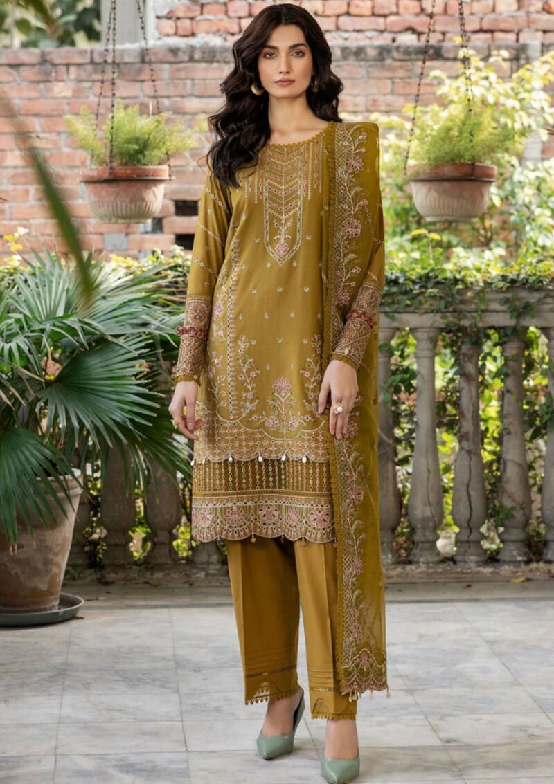 product Farasha Bahaar Fbl24-08 Summer Bloom Lawn Collection 24