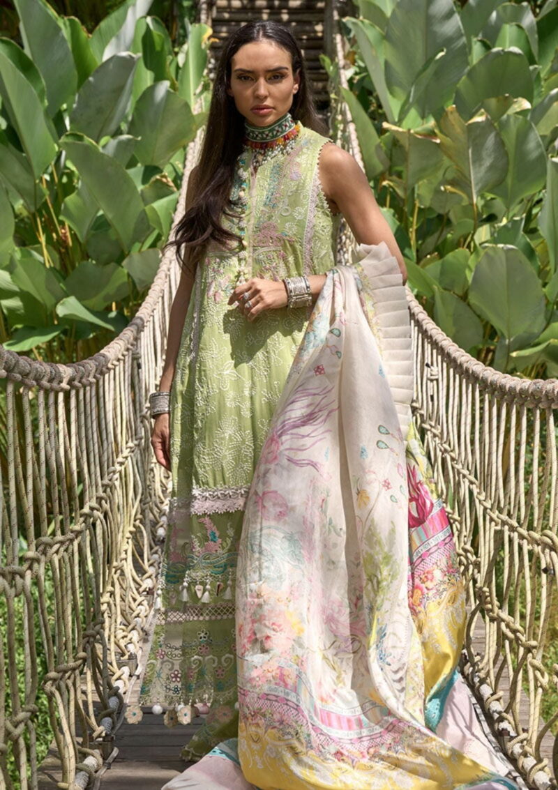 Ansab Jahangir Aj24 02 Lotus Pod Zoha Premium Lawn Collection