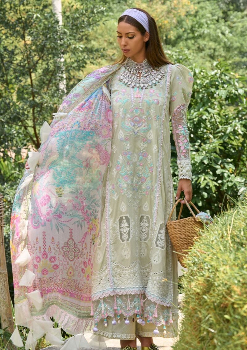 Ansab Jahangir Aj24 04 Anthurium Zoha Premium Lawn Collection