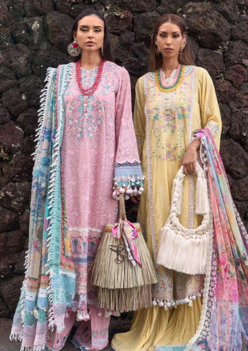 Ansab Jahangir Aj24 06 Marigold Zoha Premium Lawn Collection