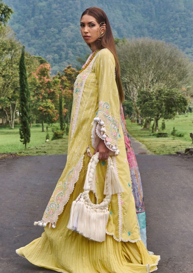 Ansab Jahangir Aj24 06 Marigold Zoha Premium Lawn Collection