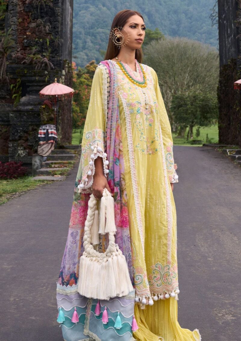 Ansab Jahangir Aj24 06 Marigold Zoha Premium Lawn Collection