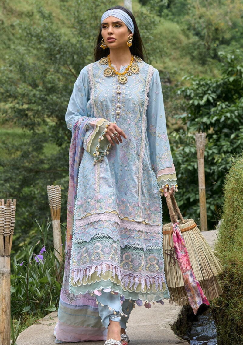 Ansab Jahangir Aj24 10 Heliconia Zoha Premium Lawn Collection