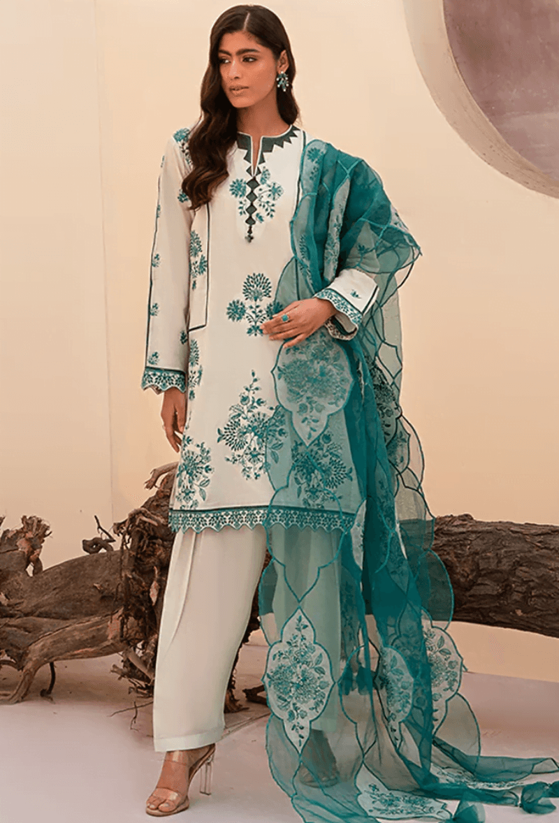 Humdum Al-03 Luxury Lawn 3pc Suit Collection 2024