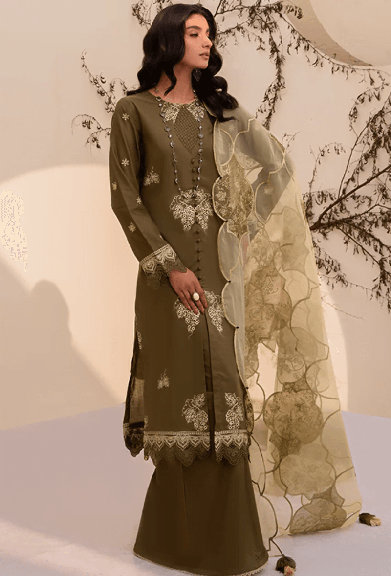 Humdum Al-04 Luxury Lawn 3pc Suit Collection 2024