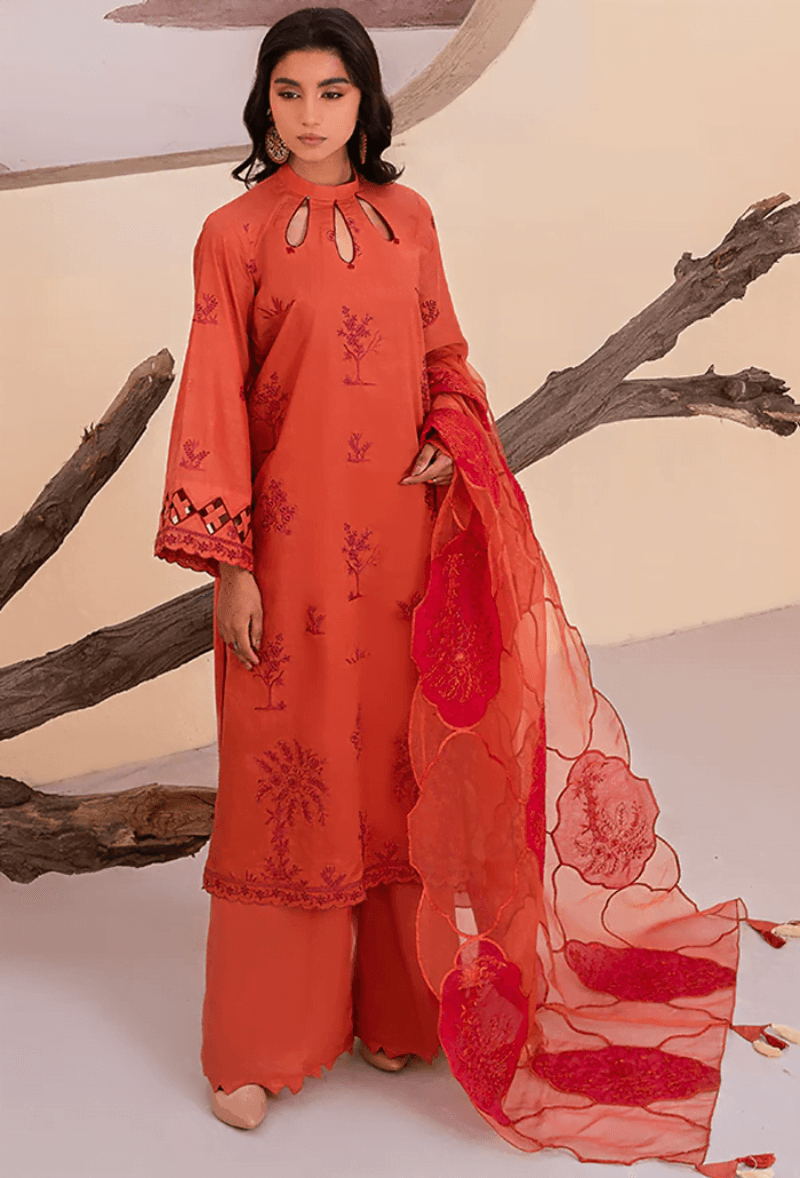 Humdum Al-08 Luxury Lawn 3pc Suit Collection 2024