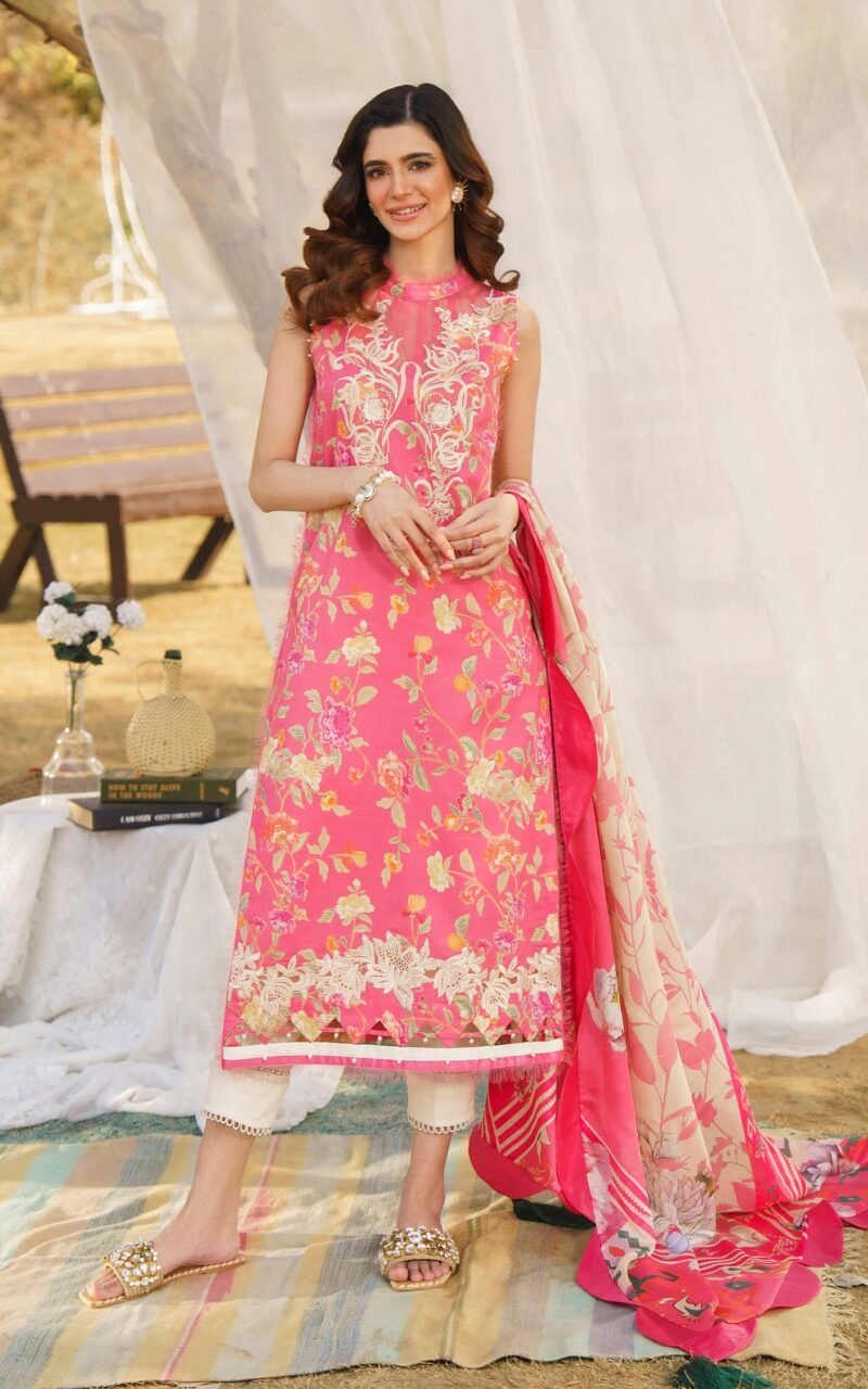 Asifa & Nabeel M 12 Anika Meraki Premium Lawn Collection