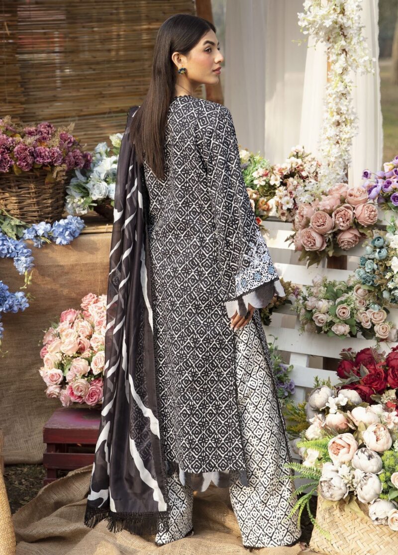 Ayzel Azl-V1-08 Batflower Dream Lawn 3pc Suit Collection 2024