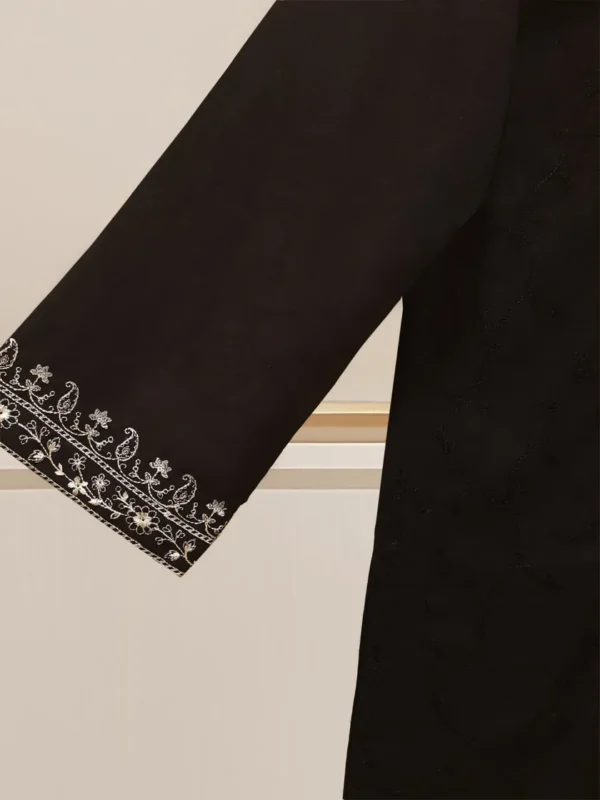 Agha Noor Official S107823 Fine Jacquard Embroidered Shirt