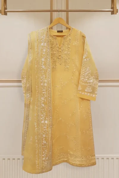 product Agha Noor Official S107825 Two Piece- Pure Cotton Net Shirt With Dupatta