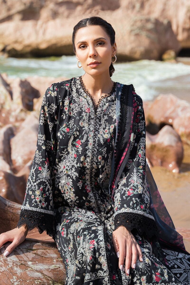 Afrozeh Levana Together Embroidered Lawn 3pc Suit Collection 2024