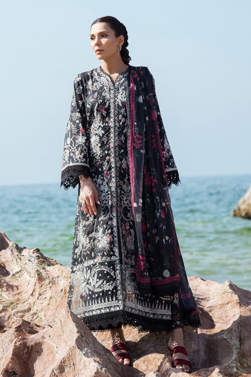 Afrozeh Levana Together Embroidered Lawn 3pc Suit Collection 2024