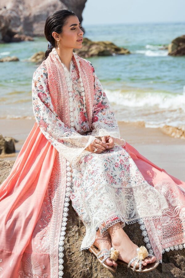 Afrozeh Gardenia Together Embroidered Lawn 3Pc Suit Collection 2024