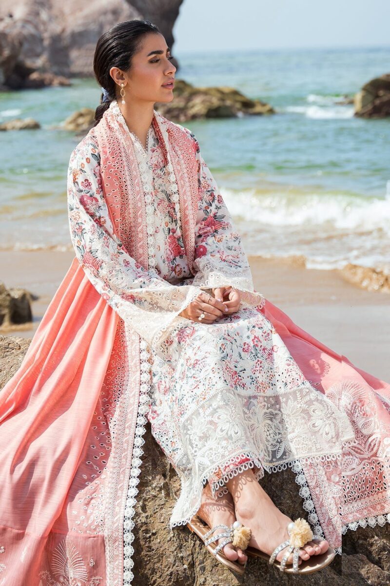 Afrozeh Gardenia Together Embroidered Lawn 3pc Suit Collection 2024