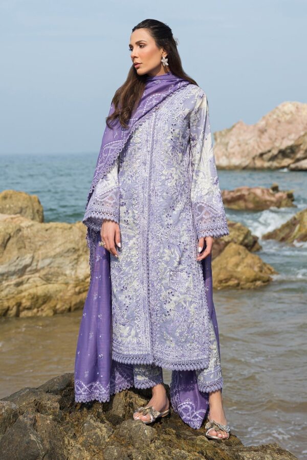 Afrozeh Wisteria Together Embroidered Lawn 3Pc Suit Collection 2024