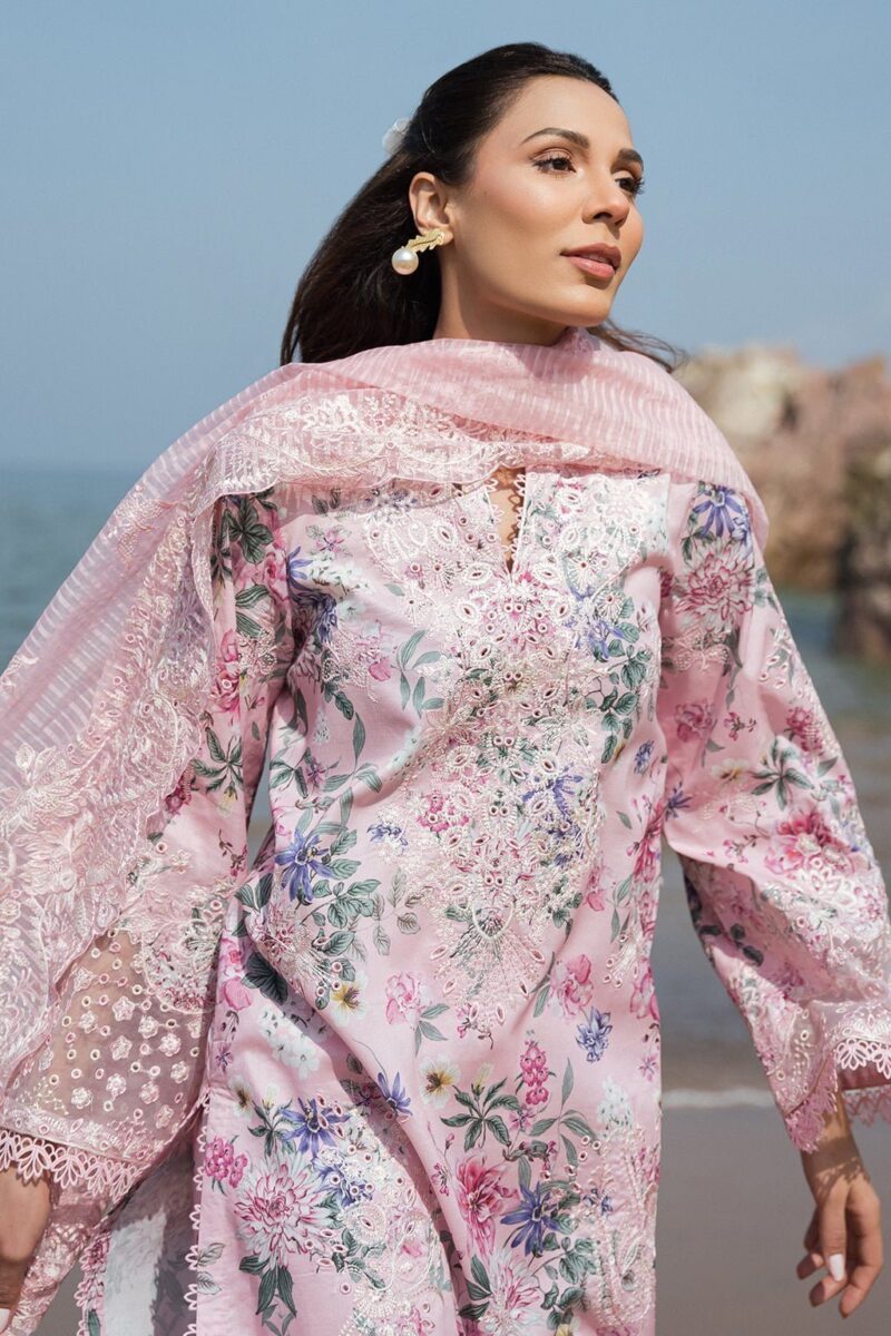 Afrozeh Lily Together Embroidered Lawn 3pc Suit Collection 2024