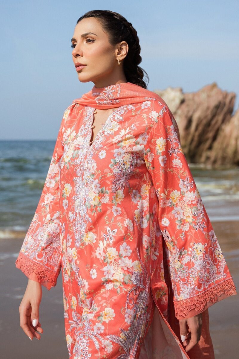 Afrozeh Jasmine Together Embroidered Lawn 3pc Suit Collection 2024