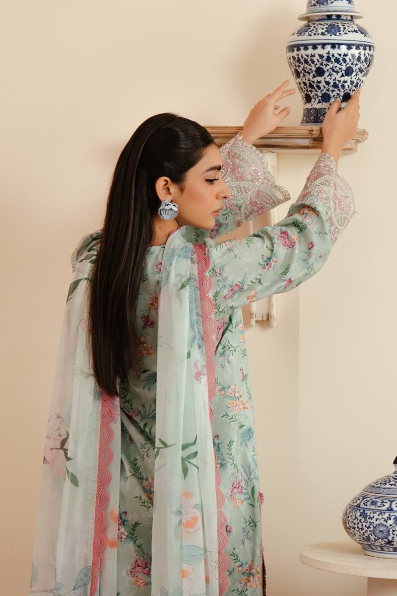 Afrozeh Malina Al-24-V3-09 Aruna Embroidered Luxury Lawn 3pc Suit Collection 2024