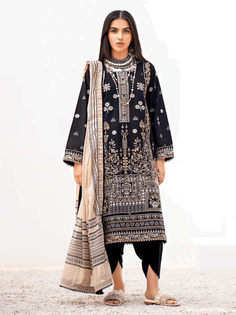 Gul Ahmed B-32025 Essential Embroidered Lawn Collection 2024