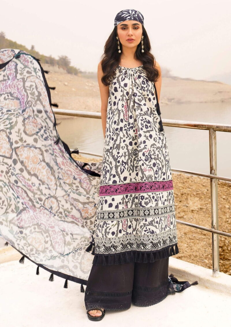 Asifa & Nabeel M 20 Begonia Fai Zaan Premium Lawn Collection