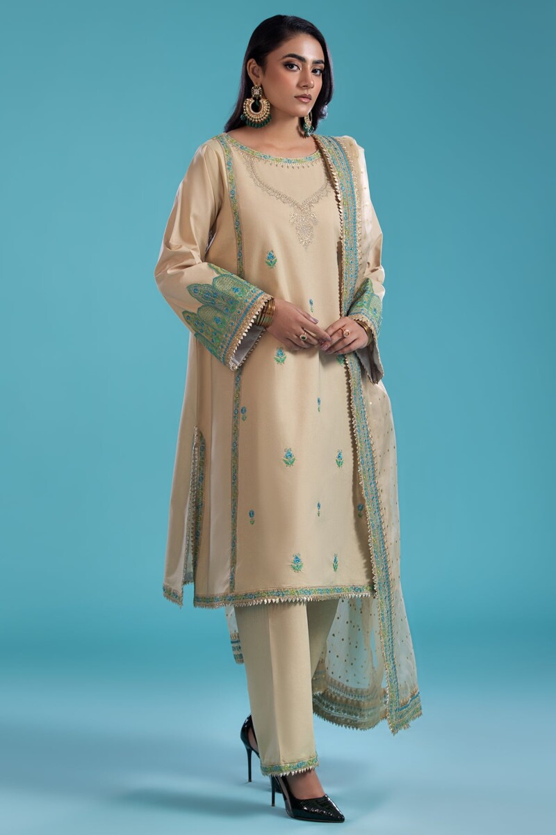 product Charizma 3 Pc Embroidered Lawn Shirt With Organza Dupatta And Trouser Cnp 4 037