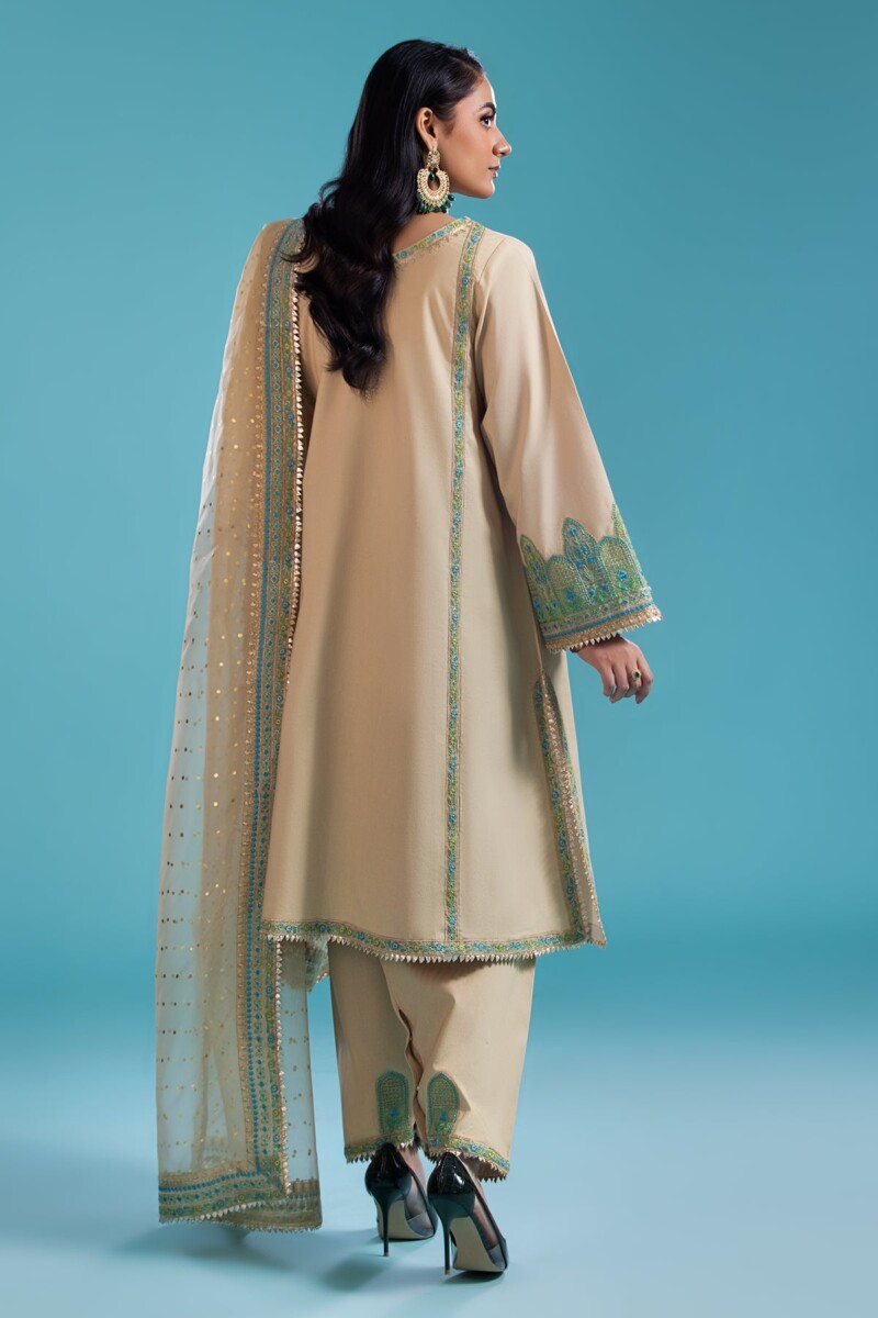 product Charizma 3 Pc Embroidered Lawn Shirt With Organza Dupatta And Trouser Cnp 4 037