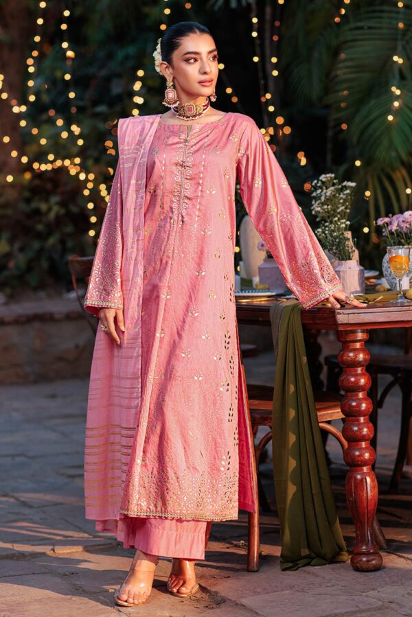 Bonanza Satrangi Pink Viscose 3 Piece Bps5243P18 Festive Pret 2024