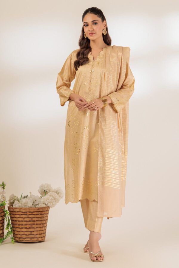 Bonanza Satrangi Beige Viscose 3 Piece Bps5243P19 Festive Pret 2024