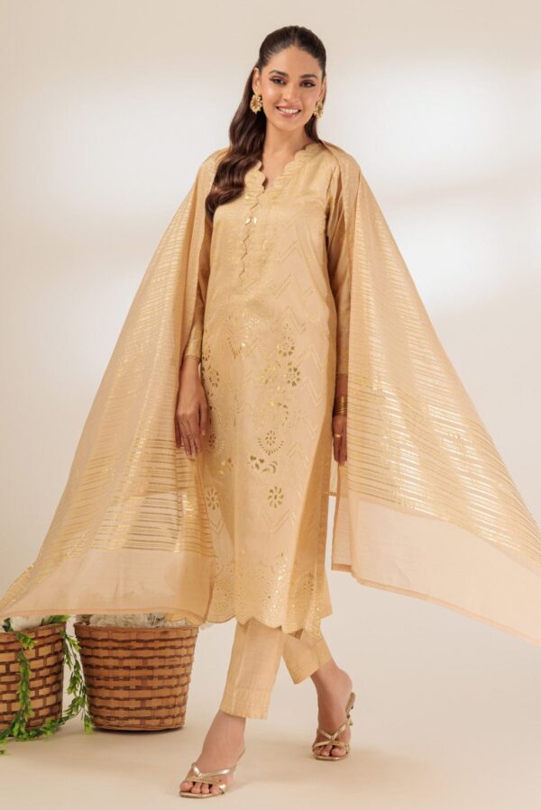 Bonanza Satrangi Beige Viscose 3 Piece Bps5243P19 Festive Pret 2024